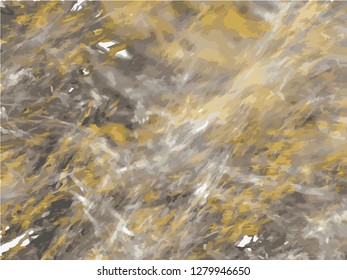Grunge abstract background on white backdrop. Two colors. Monochrome. Rectangular horizontal rough design. Vector.
