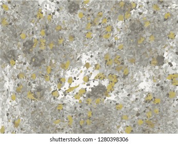 Grunge abstract background on white backdrop. Two colors. Monochrome. Rectangular horizontal rough design. Vector.
