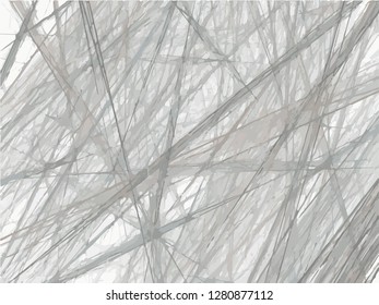Grunge abstract background on white backdrop. Two colors. Monochrome. Rectangular horizontal rough design. Vector.
