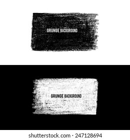 Grunge abstract background. Pen handmade texture. Vector design elements. Contrast background. White and black.