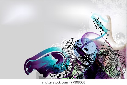 grunge abstract background for text