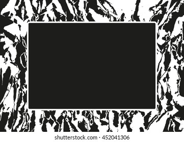 Grunge abstract background with texture creases and shabby, grunge frame