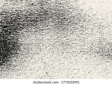 Grunge abstract background. Texture vector. Wall wooden overlay distress grain, simply place illustration over any object to create grungy effect. Splattered, dirty, poster for your design.