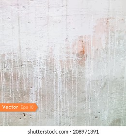 Grunge abstract background. Wall texture. Realistic vector illustration.
