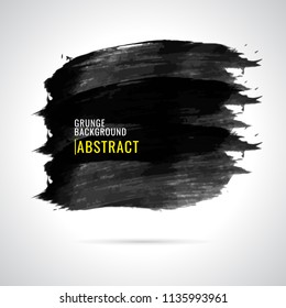 Grunge Abstract background.Texture. on white background. Paint black