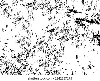 Grunge abstract black background on white backdrop. Two colors. Rectangular horizontal medium rough noise design
