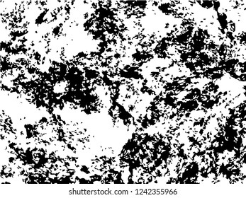 Grunge abstract black background on white backdrop. Two colors. Rectangular horizontal medium rough noise design
