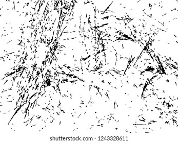 Grunge abstract black background on white backdrop. Two colors. Rectangular horizontal medium rough noise design
