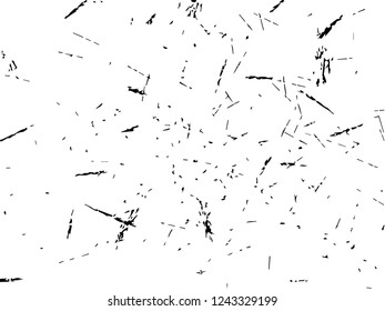 Grunge abstract black background on white backdrop. Two colors. Rectangular horizontal medium rough noise design

