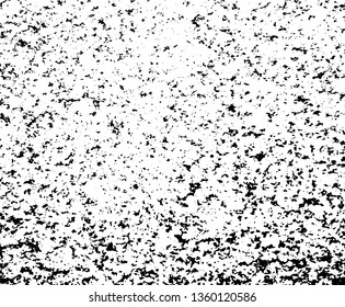 Grunge abstract black and white vector texture background. Old grungy cement wall with grain effect