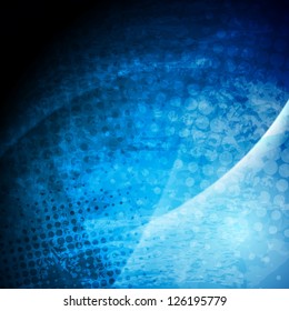 Grunge abstraktes blaues Design. Vektorhintergrund10