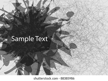 grunge abstract card. vector illustration