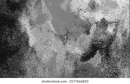 Grunge abstract collage texture – a distressed grayscale vector illustration perfect for screen printing, digital artwork, brochures, social media graphics, posters, and flyers, 