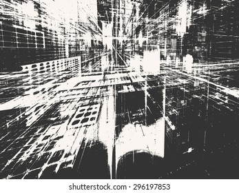 Grunge abstract design