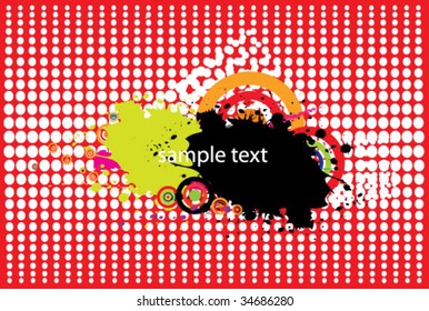 grunge abstract design