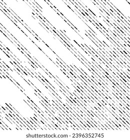 Grunge abstract diagonal stripes halftone background pattern. Black and white line vector illustration

Vector Format