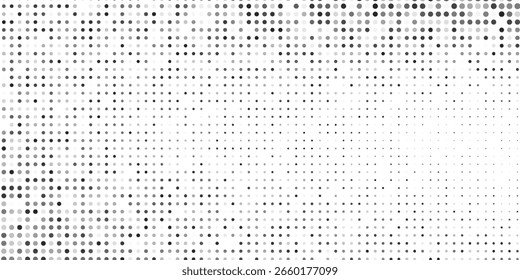 Textura de gradiente semitono punteado abstracto grunge. Desvanecimiento de fondo de lunares arte abstracto simple moderno