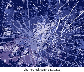 Grunge abstract explosion vector