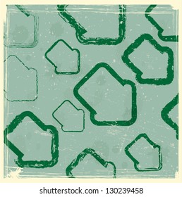 Grunge abstract geometrical design