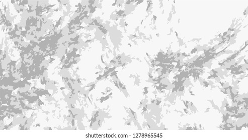 Grunge abstract gray background on white backdrop. Two colors. Monochrome. Rectangular horizontal rough design. Vector.