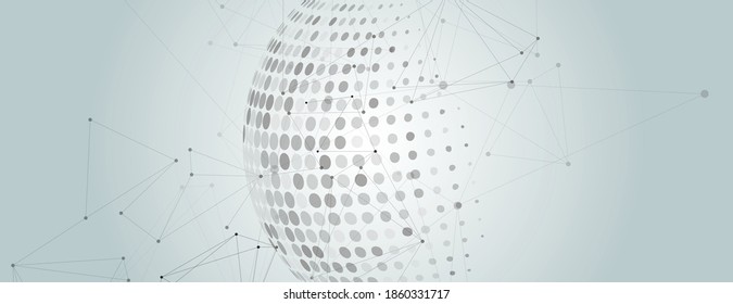 Grunge abstract halftone pattern. Technology modern design. Label design element vector illustration. Dark abstract background