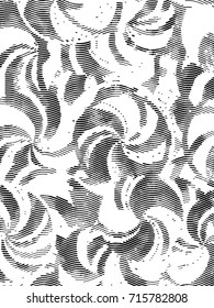 Grunge Abstract Modern Texture Template. Vector illustration. Distress Background. Painting For Creative Graphic Design. Black And White Chaotic Elements Wallpapers.