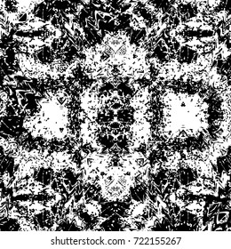 Grunge Abstract Modern Texture Template. Vector illustration. Distress Background. Painting For Creative Graphic Design. Black And White Chaotic Elements Wallpapers.