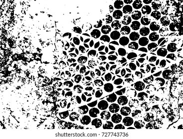 Grunge Abstract Modern Texture Template. Vector illustration. Distress Background. Painting For Creative Graphic Design. Black And White Chaotic Elements Wallpapers.