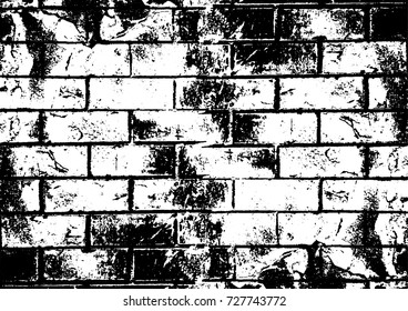 Grunge Abstract Modern Texture Template. Vector illustration. Distress Background. Painting For Creative Graphic Design. Black And White Chaotic Elements Wallpapers.