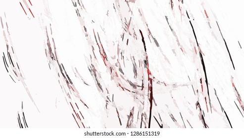 Grunge abstract red black background on white backdrop. Rectangular horizontal rough design. Vector.