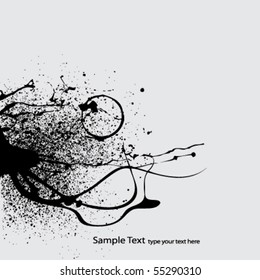 grunge abstract splash background design