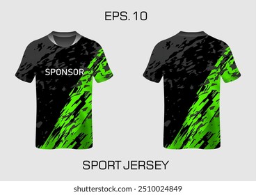 gunge abstract stripes mockup esporte t-shirt design para futebol, corridas, e esportes, corrida de design kit