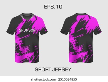 gunge abstract stripes mockup esporte t-shirt design para futebol, corridas, e esportes, corrida de design kit