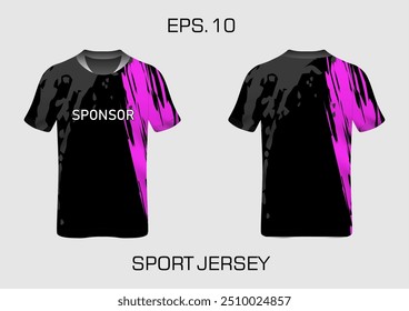 grunge abstract stripes mockup sport t-shirt design for football, racing, e sports, running design kit