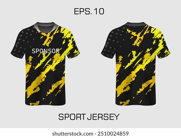 gunge abstract stripes mockup esporte t-shirt design para futebol, corridas, e esportes, corrida de design kit