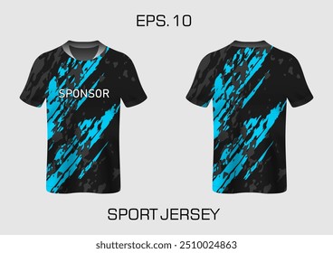 gunge abstract stripes mockup esporte t-shirt design para futebol, corridas, e esportes, corrida de design kit