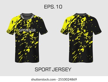 gunge abstract stripes mockup esporte t-shirt design para futebol, corridas, e esportes, corrida de design kit