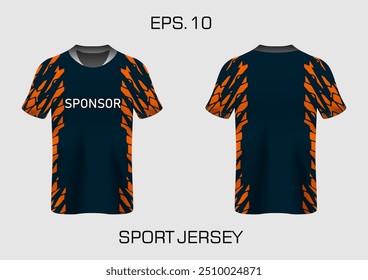 gunge abstract stripes mockup esporte t-shirt design para futebol, corridas, e esportes, corrida de design kit