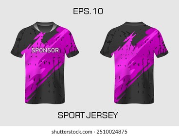 gunge abstract stripes mockup esporte t-shirt design para futebol, corridas, e esportes, corrida de design kit