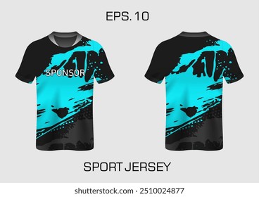 gunge abstract stripes mockup esporte t-shirt design para futebol, corridas, e esportes, corrida de design kit