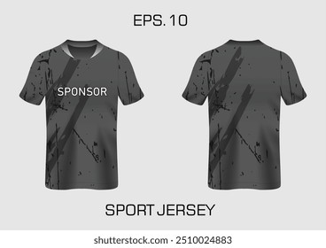 gunge abstract stripes mockup esporte t-shirt design para futebol, corridas, e esportes, corrida de design kit