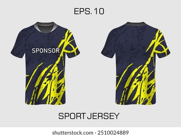 gunge abstract stripes mockup esporte t-shirt design para futebol, corridas, e esportes, corrida de design kit