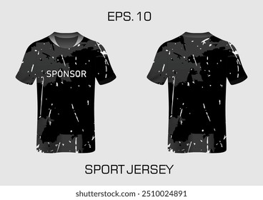 gunge abstract stripes mockup esporte t-shirt design para futebol, corridas, e esportes, corrida de design kit