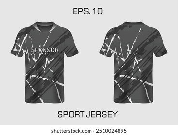 gunge abstract stripes mockup esporte t-shirt design para futebol, corridas, e esportes, corrida de design kit