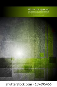 Grunge abstract technology background. Vector design eps 10