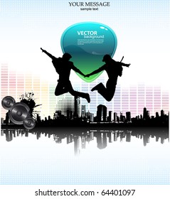 grunge abstract vector background