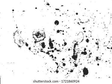 Grunge abstract vector background with spray spots, spaleshes, stains. Vintage paper texture. Decorative backdrop design.