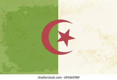 Grunge Algeria Flag