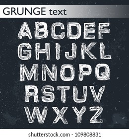 Grunge Alphabet