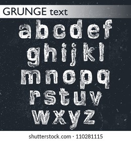 Grunge Alphabet